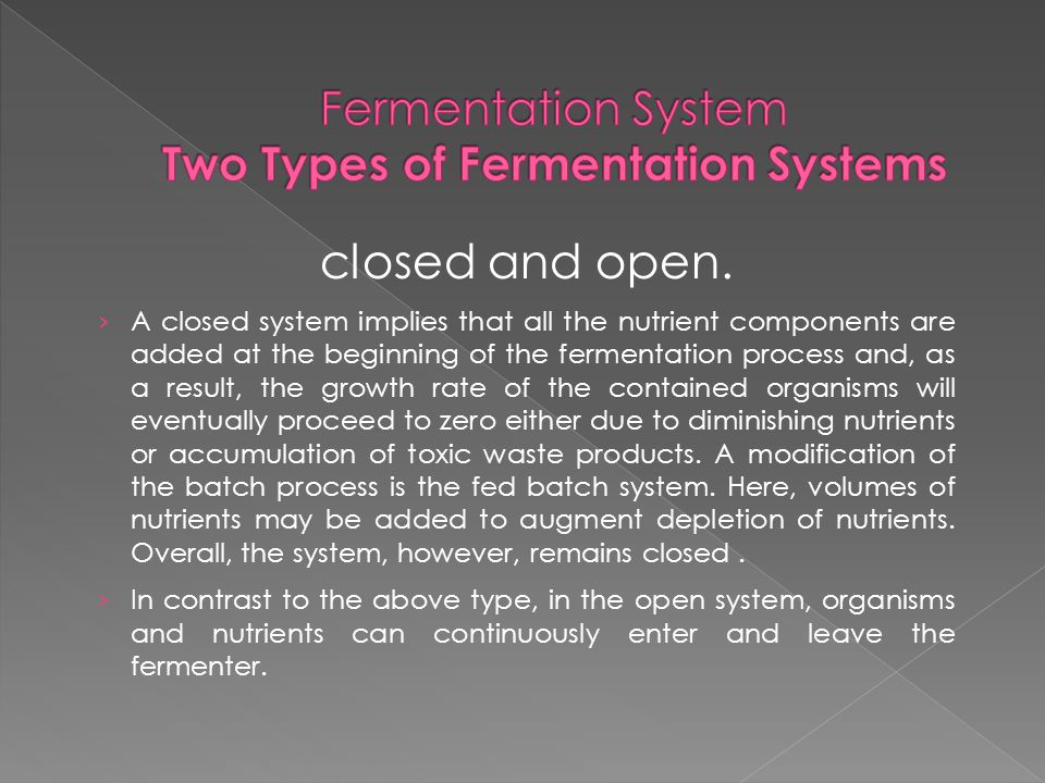 Fermentation Technology ppt video online download